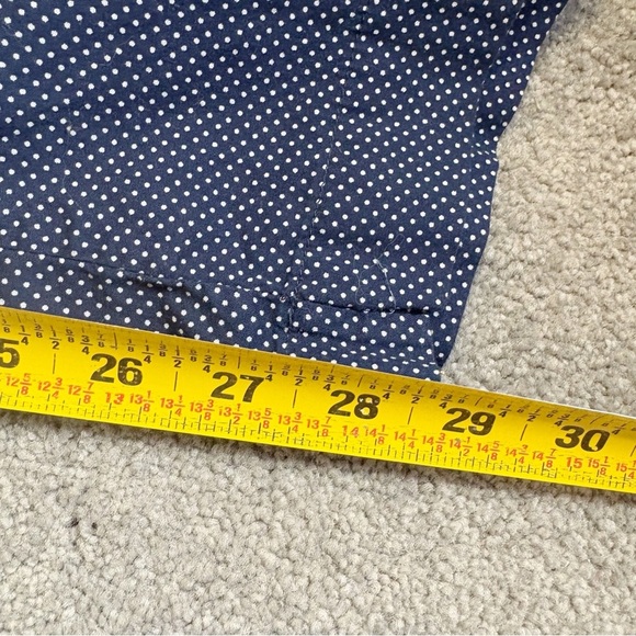 Derek Rose Cotton Batiste Navy Polkadot Print Pajama Set Size XS 100% Cotton - Picture 15 of 16